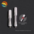 Full ceramic cbd cartridge custom packaging empty vape cartridge press in 1ml cbd 510 cartridge